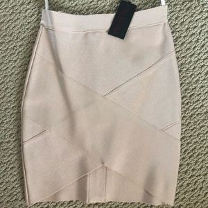 Nude Bandage Skirt